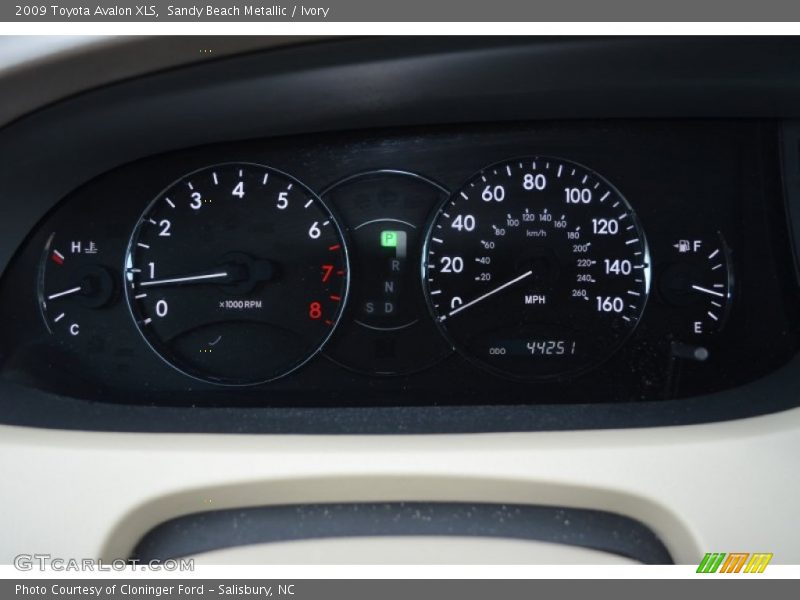  2009 Avalon XLS XLS Gauges