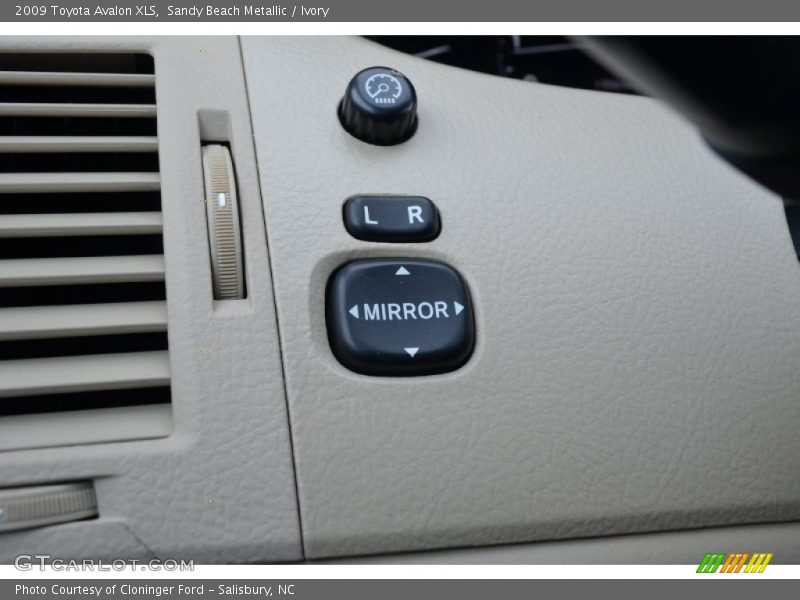Controls of 2009 Avalon XLS