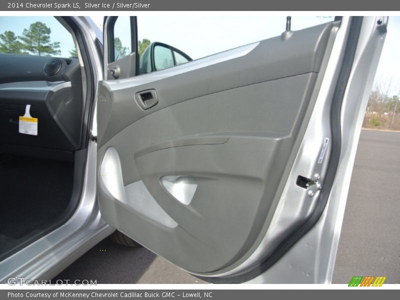 Silver Ice / Silver/Silver 2014 Chevrolet Spark LS