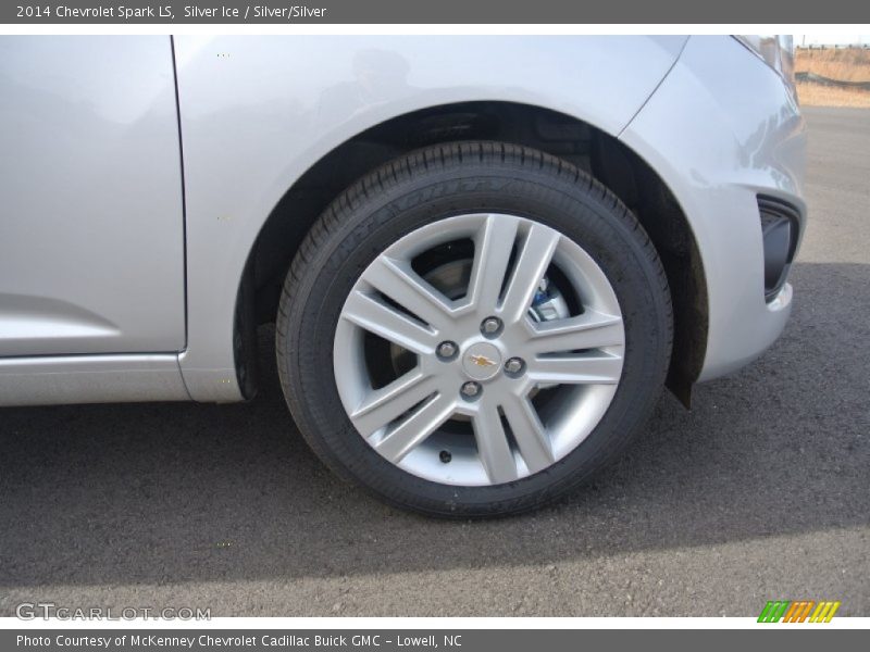 Silver Ice / Silver/Silver 2014 Chevrolet Spark LS