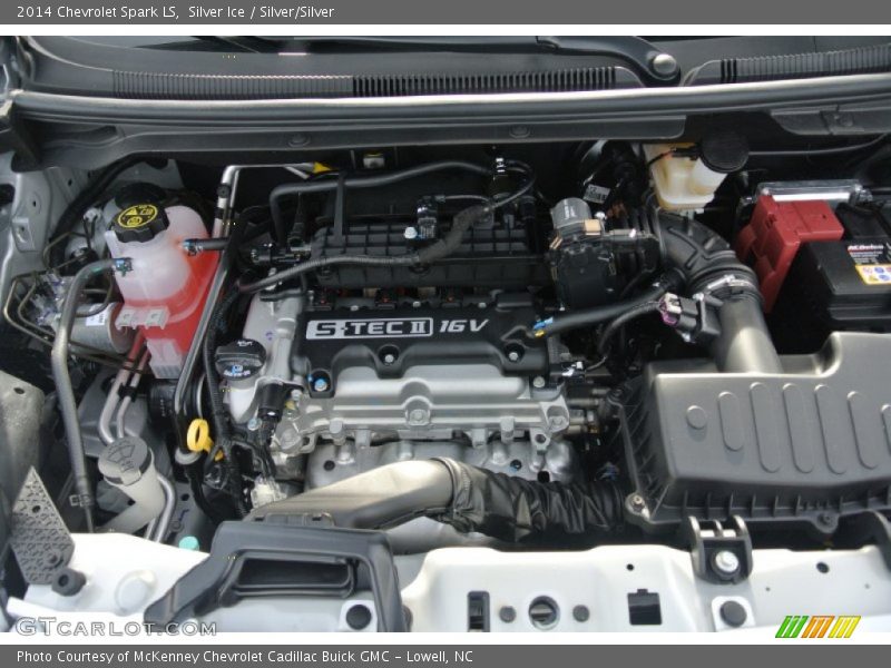 Silver Ice / Silver/Silver 2014 Chevrolet Spark LS
