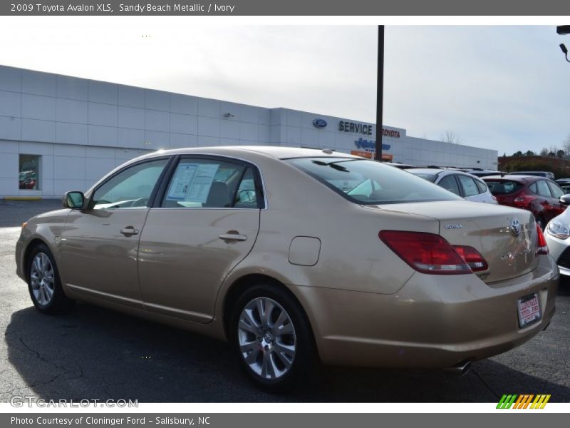Sandy Beach Metallic / Ivory 2009 Toyota Avalon XLS