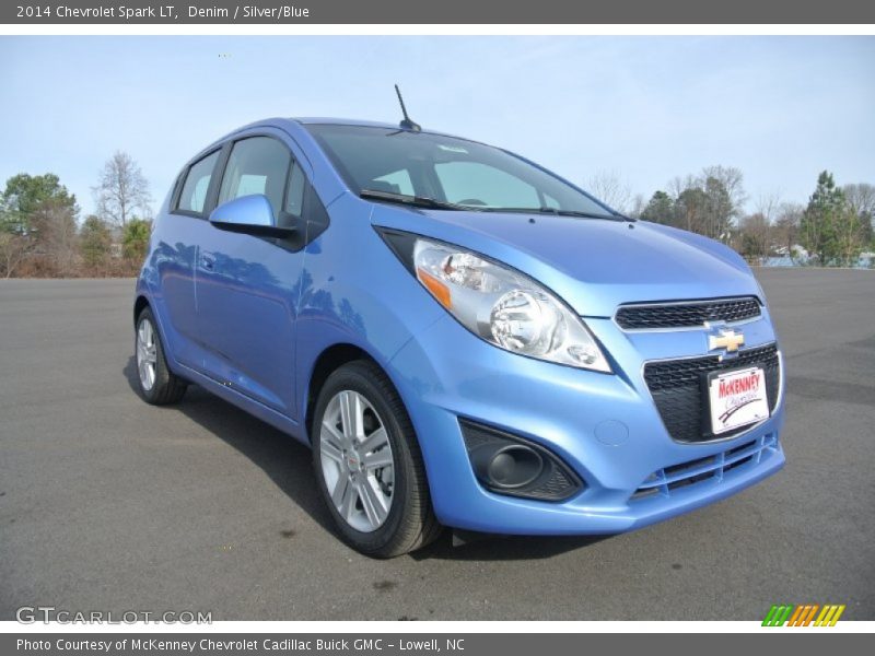 Denim / Silver/Blue 2014 Chevrolet Spark LT