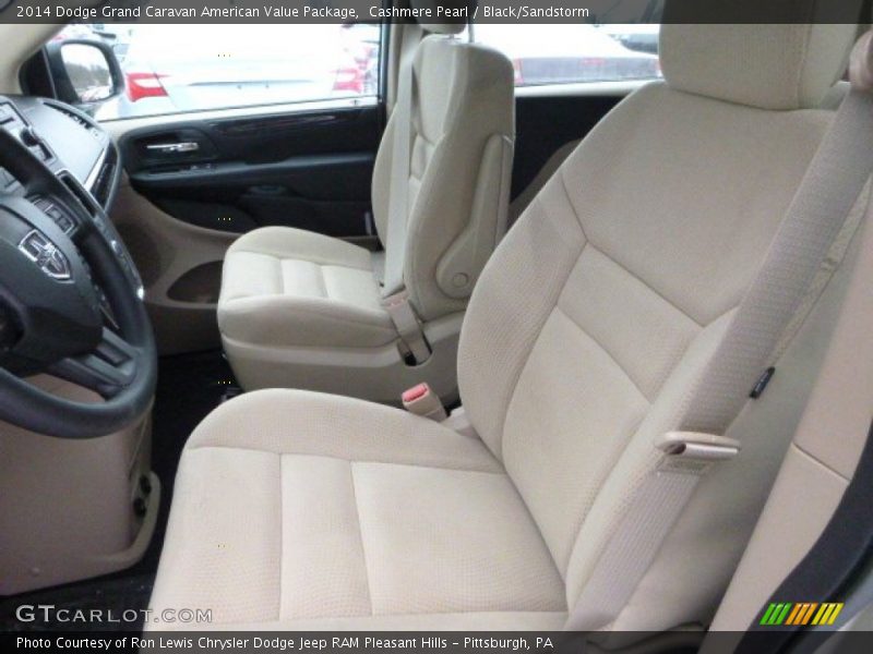 Cashmere Pearl / Black/Sandstorm 2014 Dodge Grand Caravan American Value Package