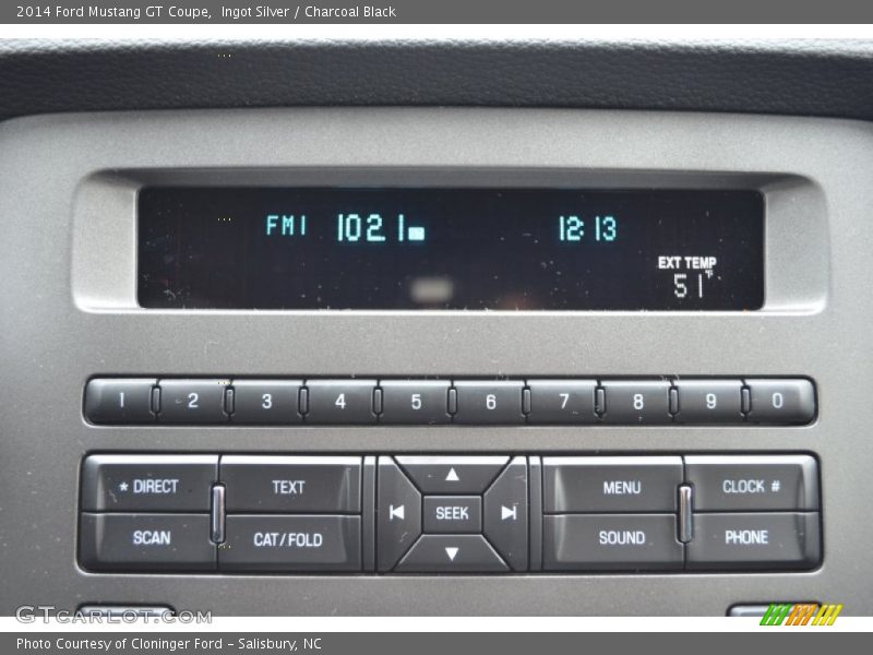 Controls of 2014 Mustang GT Coupe