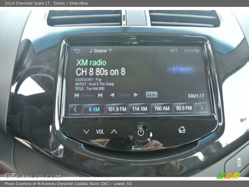 Denim / Silver/Blue 2014 Chevrolet Spark LT