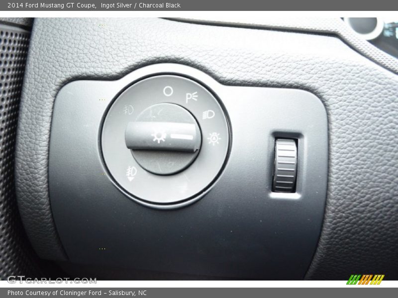 Ingot Silver / Charcoal Black 2014 Ford Mustang GT Coupe