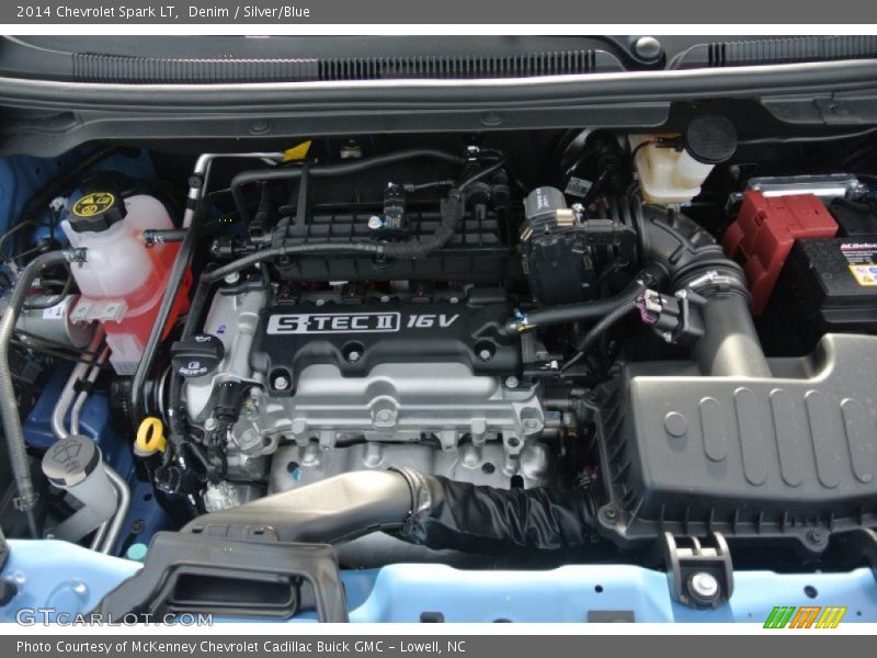  2014 Spark LT Engine - 1.2 Liter DOHC 16-Valve VVT 4 Cylinder