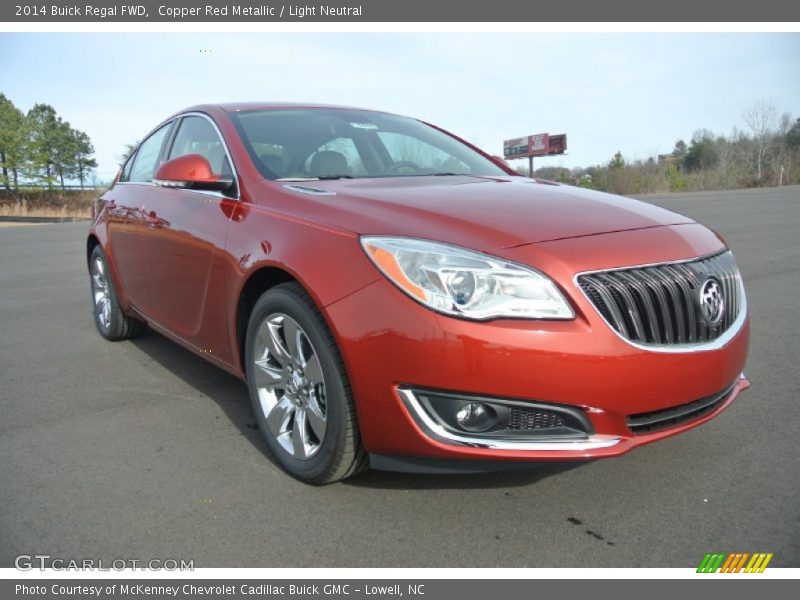 Copper Red Metallic / Light Neutral 2014 Buick Regal FWD