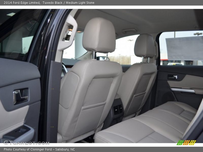 Tuxedo Black / Medium Light Stone 2014 Ford Edge Limited