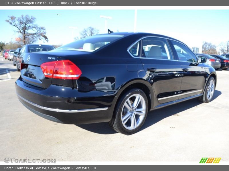 Black / Cornsilk Beige 2014 Volkswagen Passat TDI SE