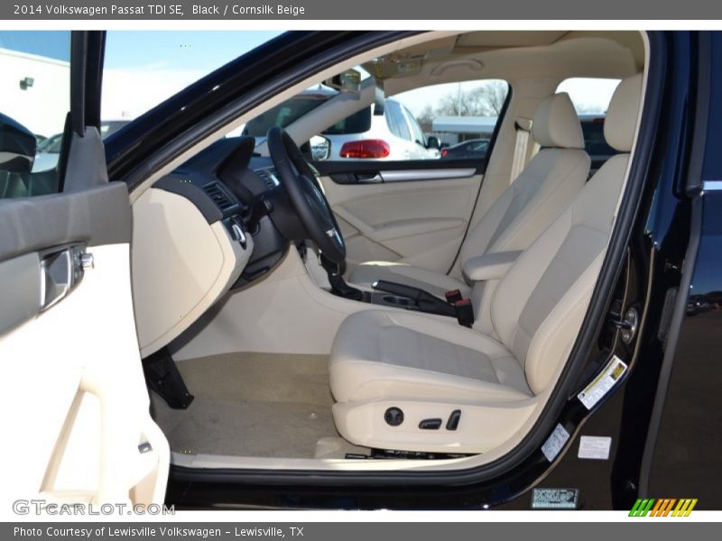 Black / Cornsilk Beige 2014 Volkswagen Passat TDI SE