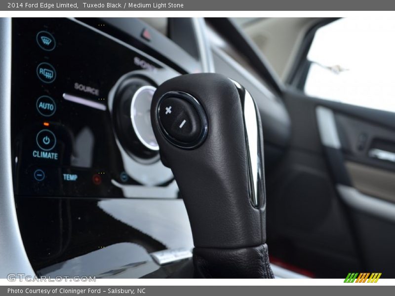Tuxedo Black / Medium Light Stone 2014 Ford Edge Limited