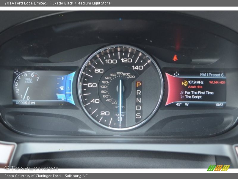 Tuxedo Black / Medium Light Stone 2014 Ford Edge Limited