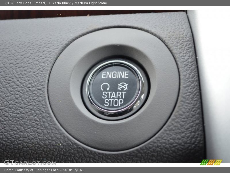 Tuxedo Black / Medium Light Stone 2014 Ford Edge Limited