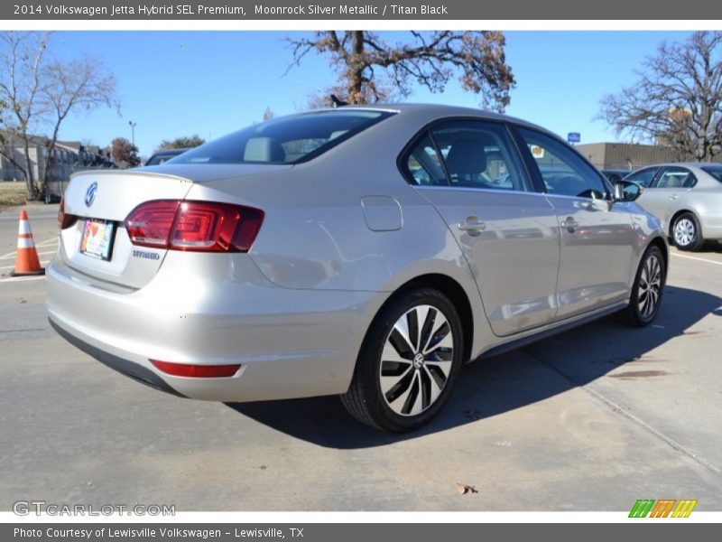 Moonrock Silver Metallic / Titan Black 2014 Volkswagen Jetta Hybrid SEL Premium