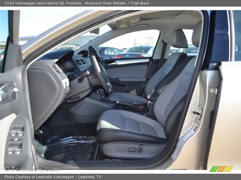 Moonrock Silver Metallic / Titan Black 2014 Volkswagen Jetta Hybrid SEL Premium