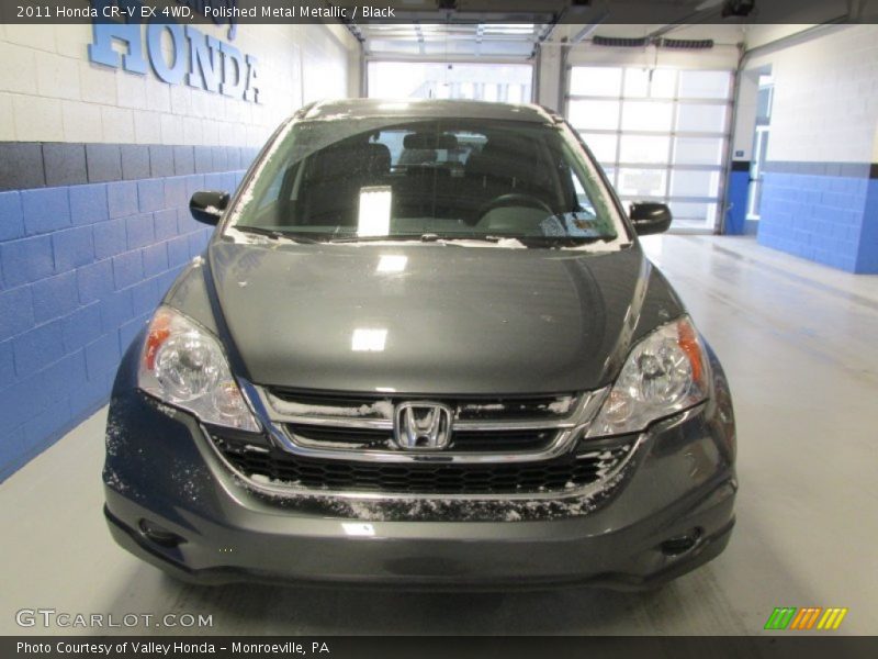 Polished Metal Metallic / Black 2011 Honda CR-V EX 4WD