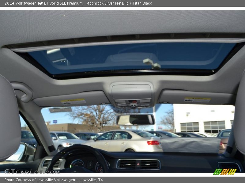 Moonrock Silver Metallic / Titan Black 2014 Volkswagen Jetta Hybrid SEL Premium