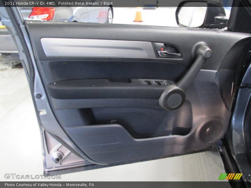 Polished Metal Metallic / Black 2011 Honda CR-V EX 4WD
