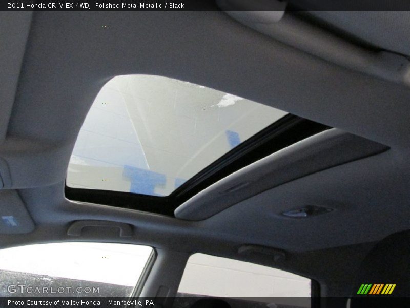 Polished Metal Metallic / Black 2011 Honda CR-V EX 4WD