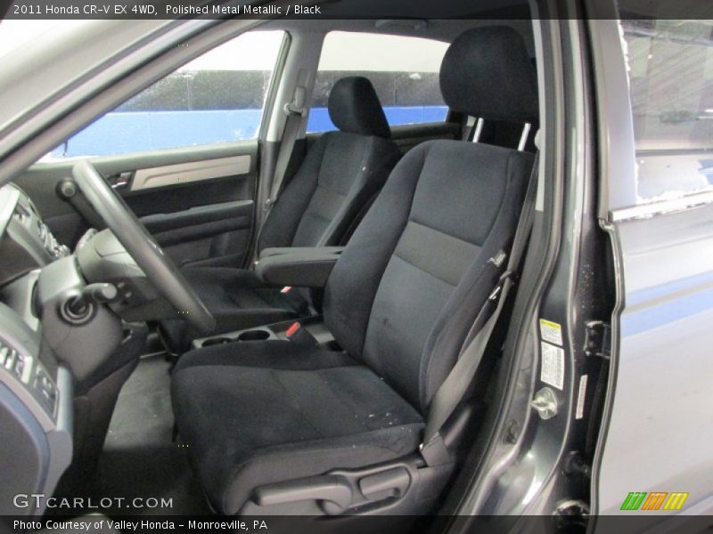 Polished Metal Metallic / Black 2011 Honda CR-V EX 4WD