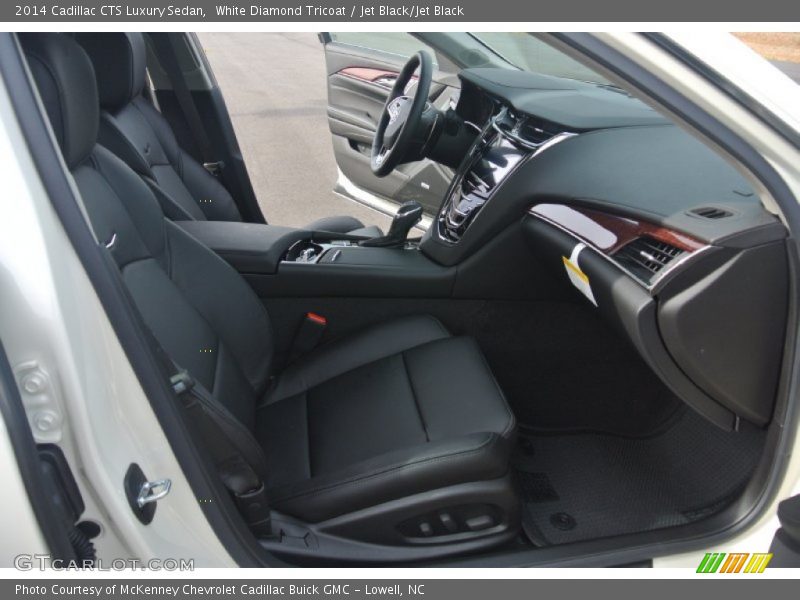 White Diamond Tricoat / Jet Black/Jet Black 2014 Cadillac CTS Luxury Sedan