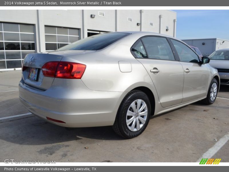 Moonrock Silver Metallic / Titan Black 2014 Volkswagen Jetta S Sedan