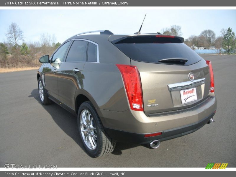 Terra Mocha Metallic / Caramel/Ebony 2014 Cadillac SRX Performance