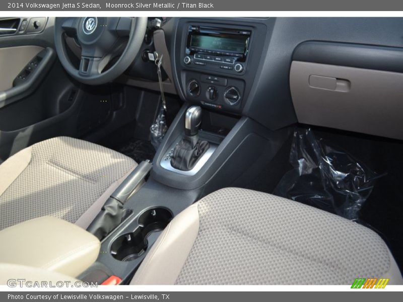 Moonrock Silver Metallic / Titan Black 2014 Volkswagen Jetta S Sedan
