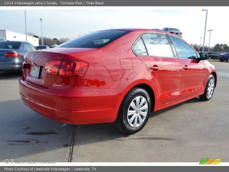 Tornado Red / Titan Black 2014 Volkswagen Jetta S Sedan