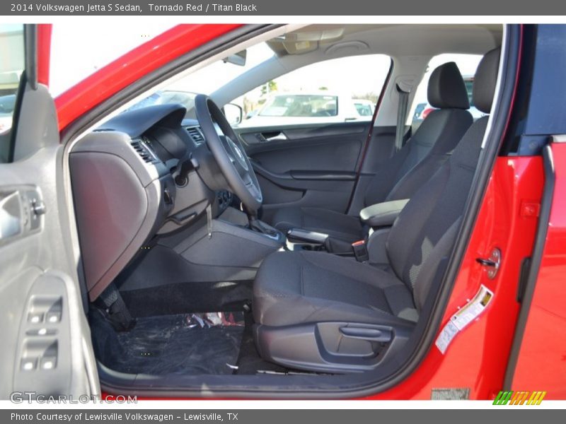 Tornado Red / Titan Black 2014 Volkswagen Jetta S Sedan