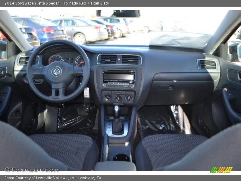 Tornado Red / Titan Black 2014 Volkswagen Jetta S Sedan