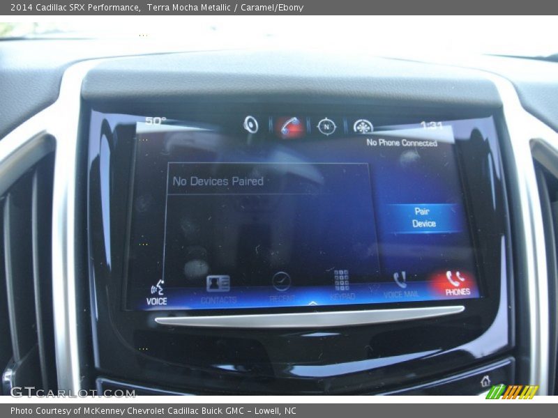 Terra Mocha Metallic / Caramel/Ebony 2014 Cadillac SRX Performance