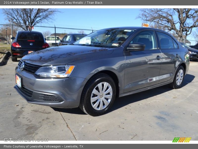 Platinum Gray Metallic / Titan Black 2014 Volkswagen Jetta S Sedan