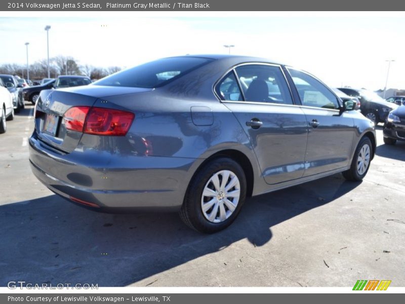 Platinum Gray Metallic / Titan Black 2014 Volkswagen Jetta S Sedan