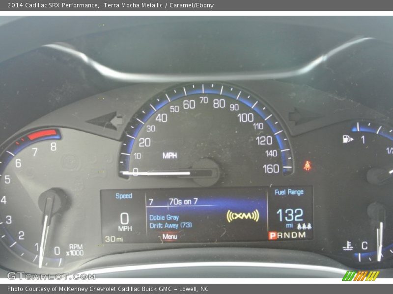 Terra Mocha Metallic / Caramel/Ebony 2014 Cadillac SRX Performance