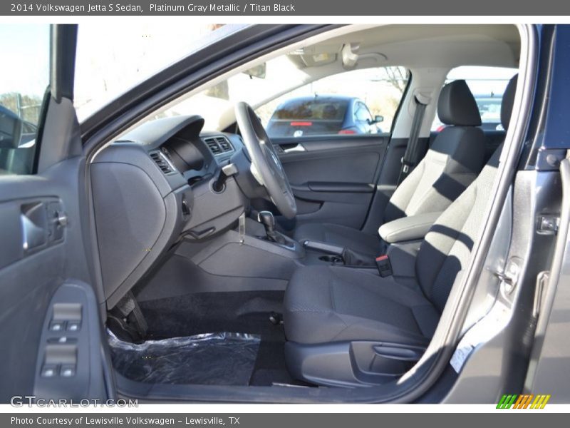 Platinum Gray Metallic / Titan Black 2014 Volkswagen Jetta S Sedan
