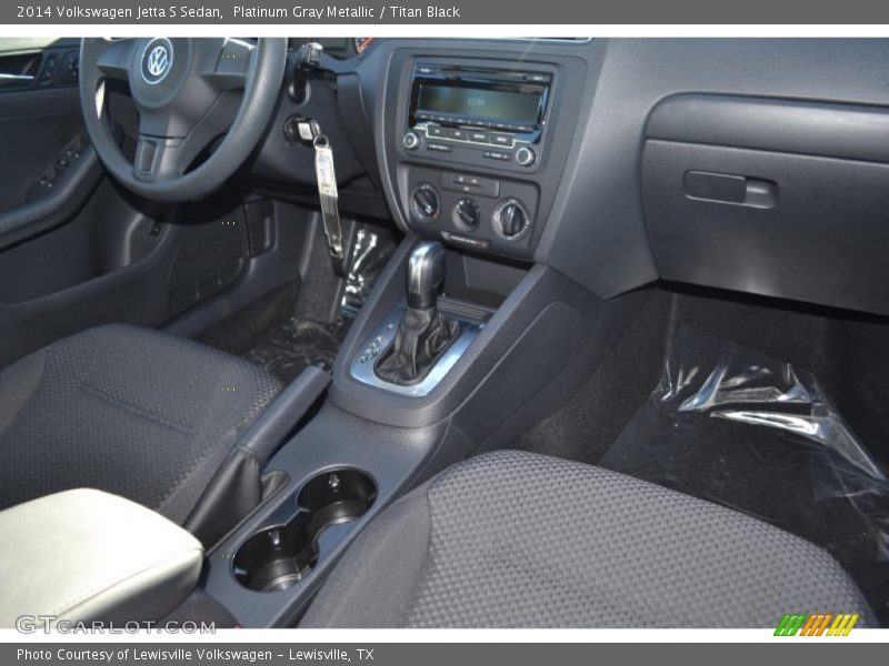 Platinum Gray Metallic / Titan Black 2014 Volkswagen Jetta S Sedan
