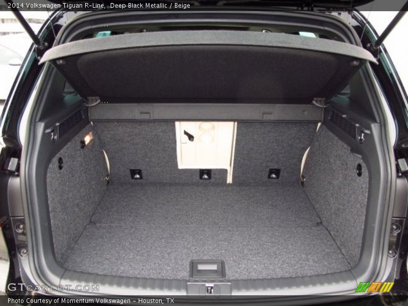 Deep Black Metallic / Beige 2014 Volkswagen Tiguan R-Line