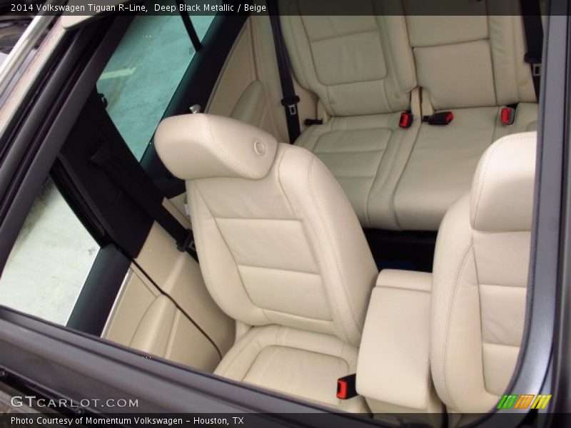 Deep Black Metallic / Beige 2014 Volkswagen Tiguan R-Line