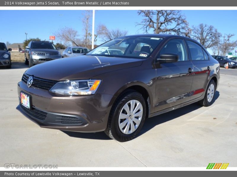 Toffee Brown Metallic / Latte Macchiato 2014 Volkswagen Jetta S Sedan