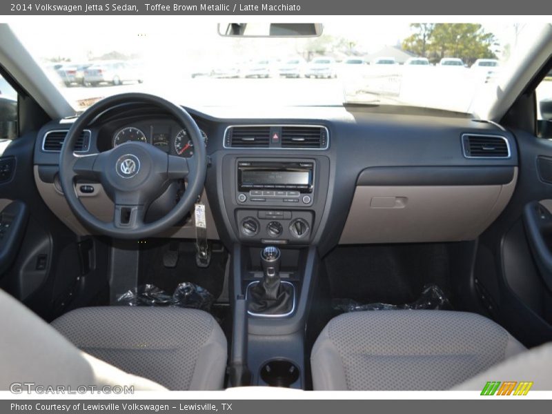 Toffee Brown Metallic / Latte Macchiato 2014 Volkswagen Jetta S Sedan