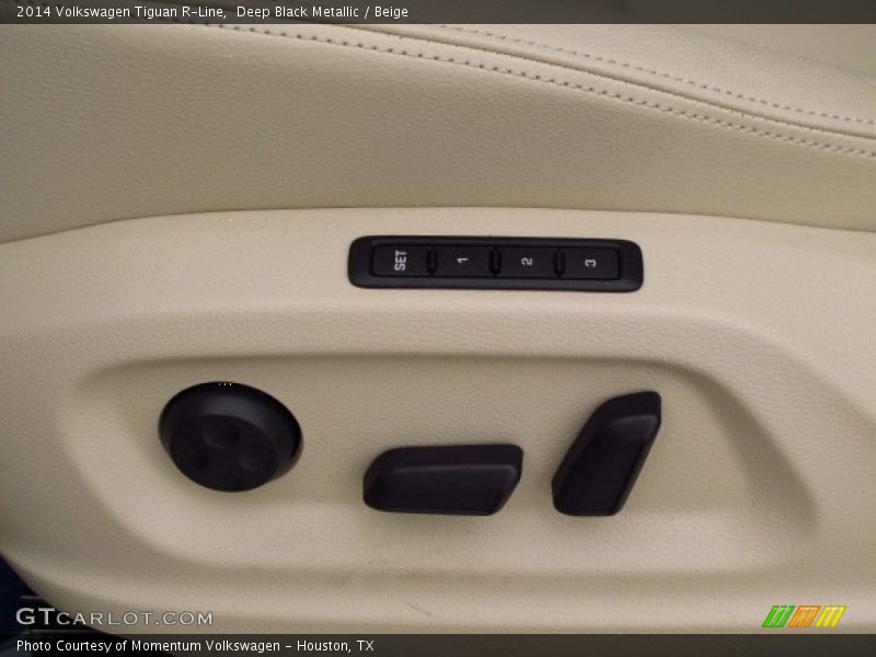 Deep Black Metallic / Beige 2014 Volkswagen Tiguan R-Line