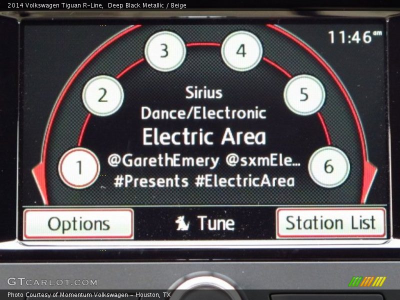 Deep Black Metallic / Beige 2014 Volkswagen Tiguan R-Line