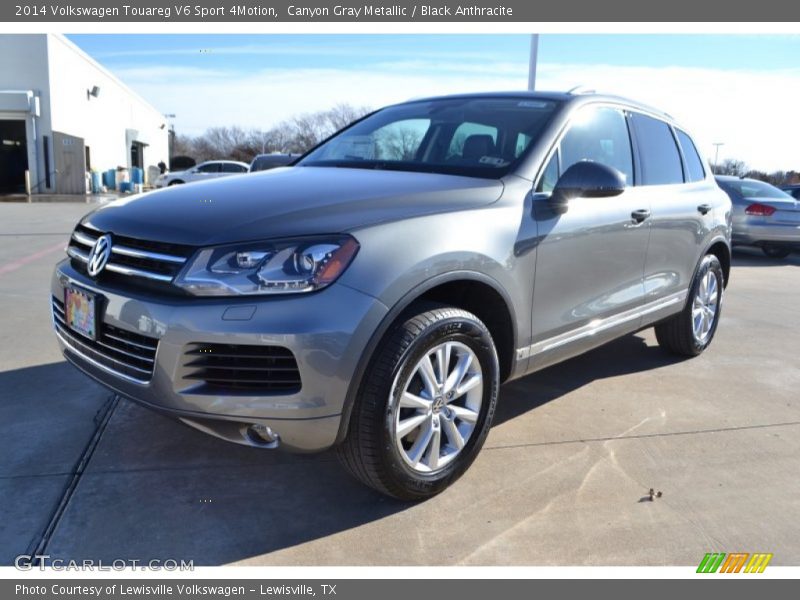 Canyon Gray Metallic / Black Anthracite 2014 Volkswagen Touareg V6 Sport 4Motion