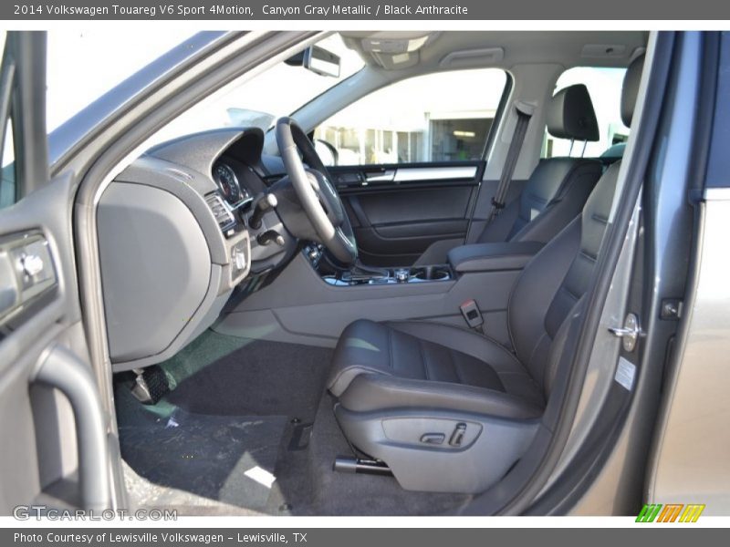 Canyon Gray Metallic / Black Anthracite 2014 Volkswagen Touareg V6 Sport 4Motion