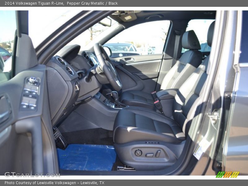 Pepper Gray Metallic / Black 2014 Volkswagen Tiguan R-Line