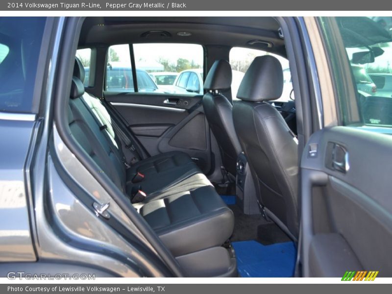 Pepper Gray Metallic / Black 2014 Volkswagen Tiguan R-Line