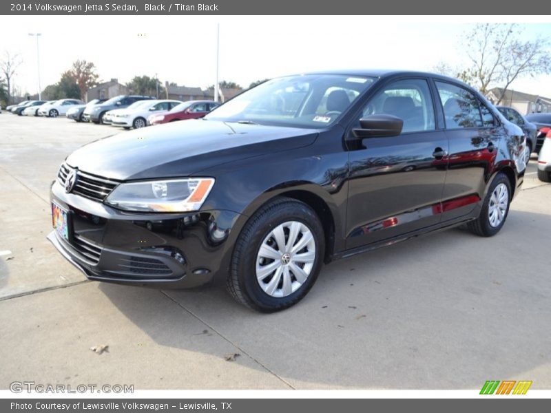 Black / Titan Black 2014 Volkswagen Jetta S Sedan